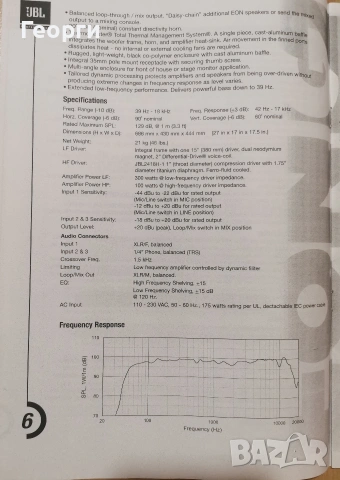 Активни тонколони *JBL EON 15 G2 - 2 бр.*, снимка 8 - Тонколони - 53125264