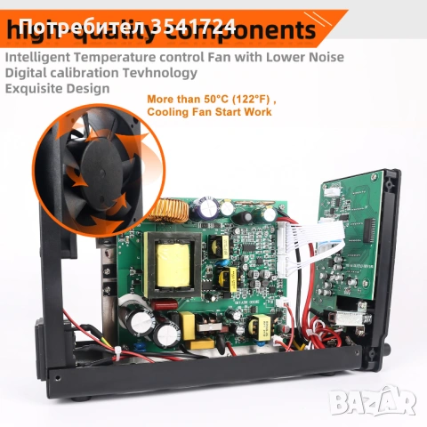 DC лабораторно захранване 32V / 6A с 4-цифрен LED дисплей, снимка 4 - Друга електроника - 54650809
