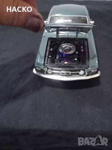 Колекционерски Модел Ford Mustang GTA Fastback 1967г. Мащаб 1:18 внос от Англия, снимка 7 - Колекции - 55314646