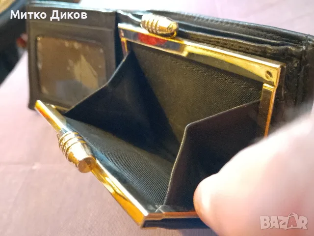 Guy Laroche Марков портфейл нов естествена кожа телешки бокс нов унисекс 105х 90 мм, снимка 6 - Портфейли, портмонета - 55300299