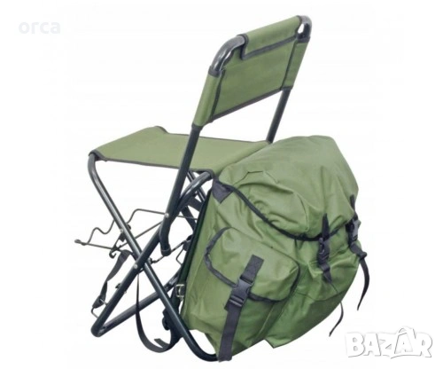 Риболовен стол с раница Mistrall 35x31x43 80 см сгъваем, снимка 2 - Такъми - 54386231
