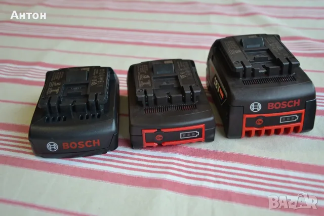 Оригинални Нови Батерии Bosch 18V 