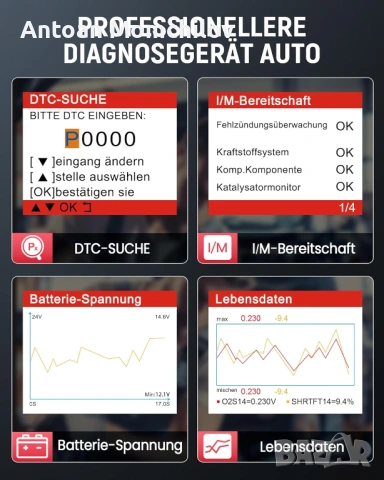 OBD2 диагностика Thinkcar THINKOBD 100 за автомобил, снимка 2 - Аксесоари и консумативи - 54874825