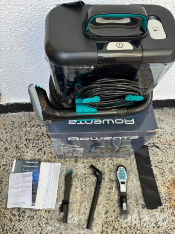 Перяща Прахосмукачка Rowenta Clean It IN5020 Професионално Почистване на Петна, за Тапицерии, Дивани, снимка 6 - Прахосмукачки - 54430277