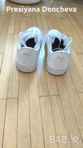 Дамски бели кецове PUMA Carina 2.0, модел 385849-02, размер 38, снимка 4 - Кецове - 55537853