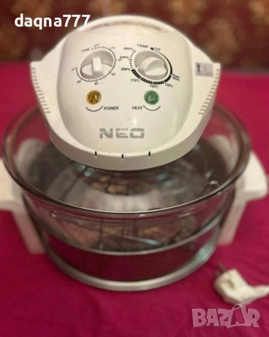 Халогенна фурна-скара NEO 1200-1400W, обем 12л, снимка 14 - Кухненски роботи - 54663528
