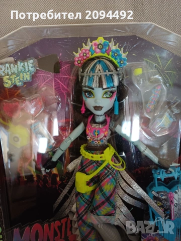 Кукла Monster High Frankie Monster Fest, снимка 2 - Кукли - 54256978
