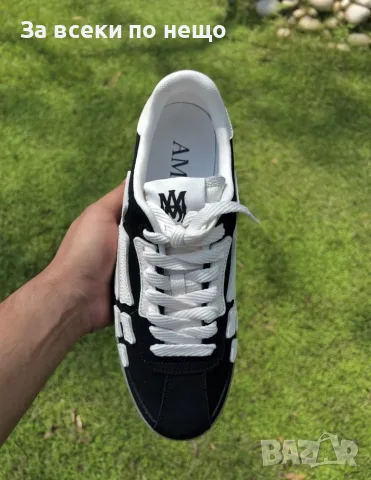 Amiri Skel Top Low "Black/White" Дамски Маратонки👟Мъжки Маратонки Код ch44, снимка 2 - Маратонки - 55414686