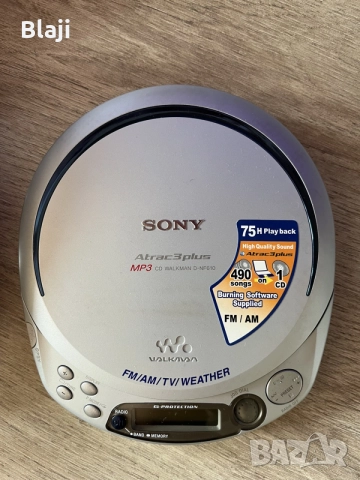 Дискмен нов Sony , снимка 2 - MP3 и MP4 плеъри - 55247311