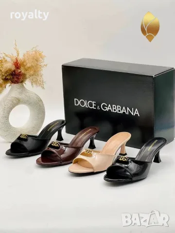 Dolce & Gabbana Нови Дамски Чехли и Чанта Различни Цветове 