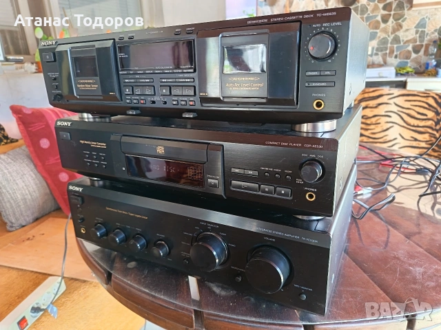 SONY сет, снимка 2 - Ресийвъри, усилватели, смесителни пултове - 54242149