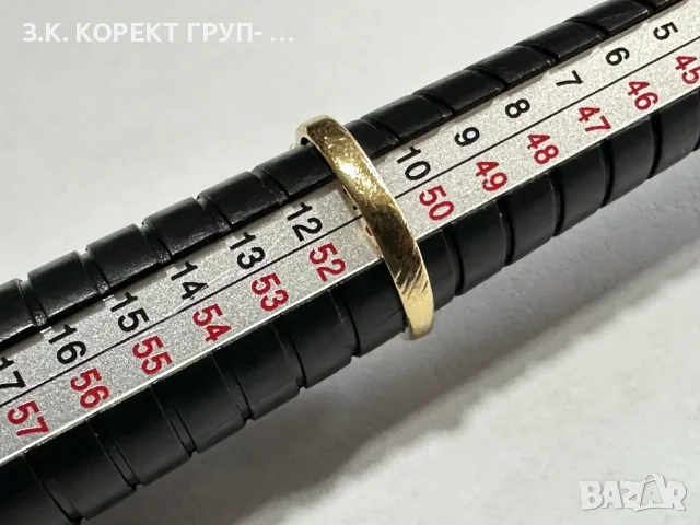 Златен дамски пръстен 14К – 2,03 гр., снимка 3 - Пръстени - 55545168