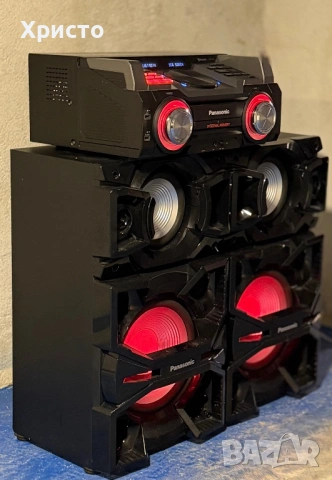 Аудио система Panasonic SC-MAX4000EK, CD плеър, FM тунер, Bluetooth, NFC, 2400W  , снимка 4 - Аудиосистеми - 54824217
