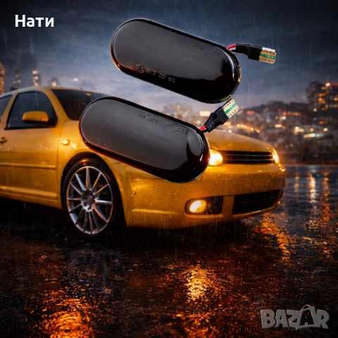 Динамични мигачи за огледала за VW Golf 3 4 Passat Seat Skoda, снимка 4 - Аксесоари и консумативи - 54118453