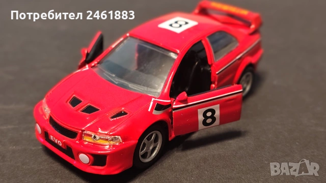 1/43 Amercom Mitsubishi колекционерска метална количка. Новa