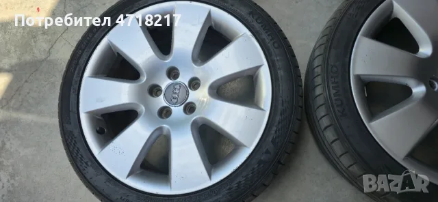 Оригинални джанти Audi A6 C6 4F 18 с летни гуми, снимка 10 - Гуми и джанти - 55587849