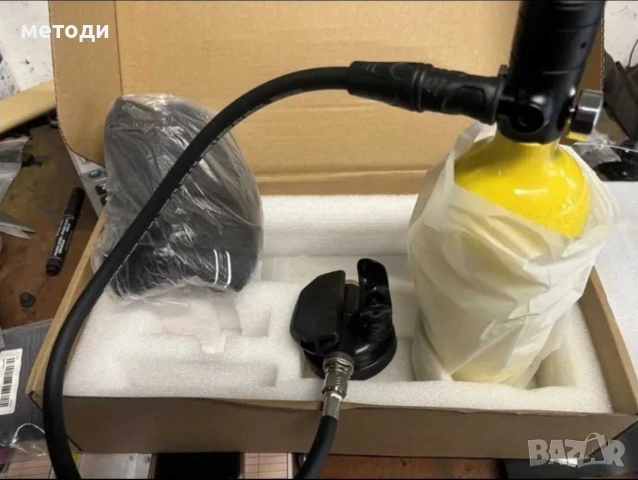 Бутилка за гмуркане с помпа за високо налягане, снимка 5 - Водни спортове - 54795504