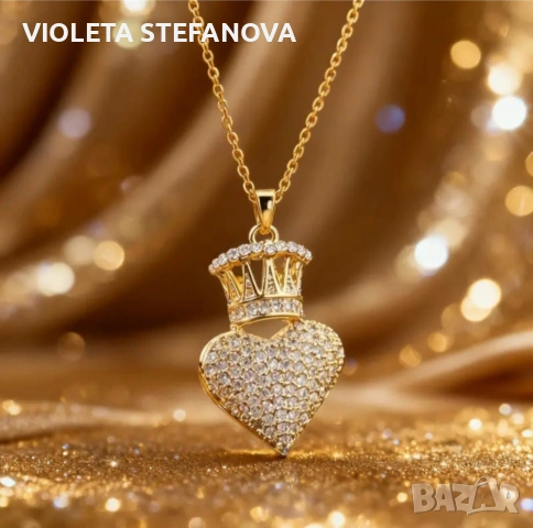 Дамски позлатени бижута от медицинска неръждаема стомана , снимка 4 - Колиета, медальони, синджири - 53864753