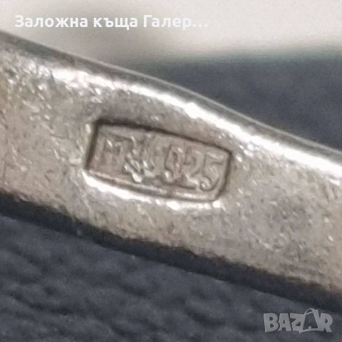 Нов сребърен пръстен с инкрустации – 925 проба, снимка 8 - Пръстени - 54214633
