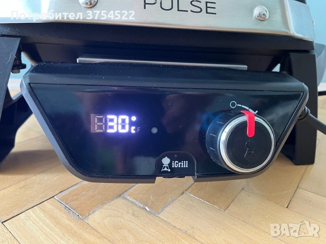 Електрическо барбекю WEBER Pulse 1000, 1800W, 42x32 см