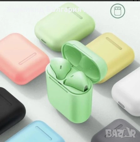 Безжични слушалки Inpods12 с различни цветове, снимка 3 - Bluetooth слушалки - 54454229