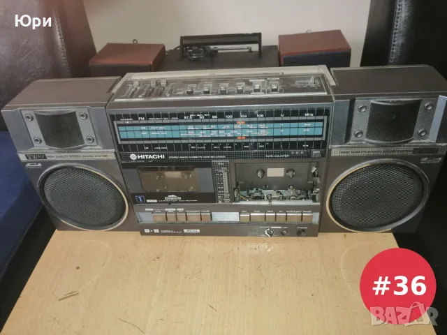 Продавам двукасетъчен касетофон HITACHI TRK-W55E