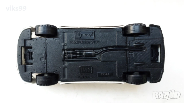 Nissan GT-R Bburago - Мащаб 1:43, снимка 16 - Колекции - 54266106