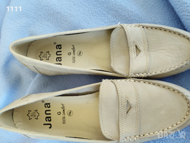 Обувки Jana и Clarks -естествена кожа., снимка 2 - Дамски ежедневни обувки - 52316219