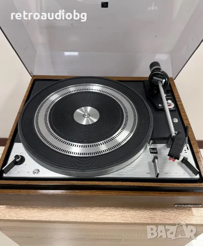 🔈Ретро колекционерски грамофон GRUNDIG PS-7 - Dual 1219 - профилактиран🔈, снимка 2 - Грамофони - 55541772