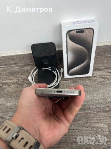 iPhone 15 Pro 128GB КАТО НОВ!!!, снимка 8 - Apple iPhone - 53999365