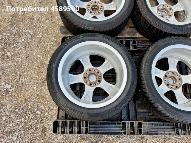 Алуминиеви джанти 17цола 5x120 + НОВИ ГУМИ DOT2625 Kumho за BMW X3,X4,E87,E60,F20,E90,F22, снимка 16 - Гуми и джанти - 54768548