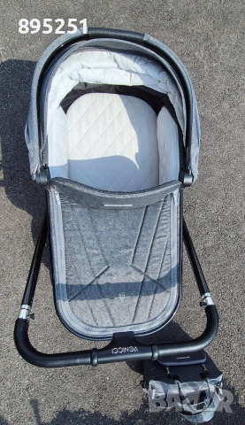 Количка Venicci Upline Slate Grey, снимка 4 - Детски колички - 55232772