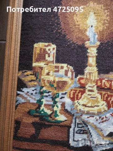 Гоблен свещ, снимка 2 - Гоблени - 54104944