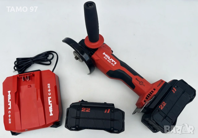 Hilti AG 6D-22 Nuron - Безчетков ъглошлайф с SensTech перфектен!, снимка 3 - Ъглошлайфи - 54479447