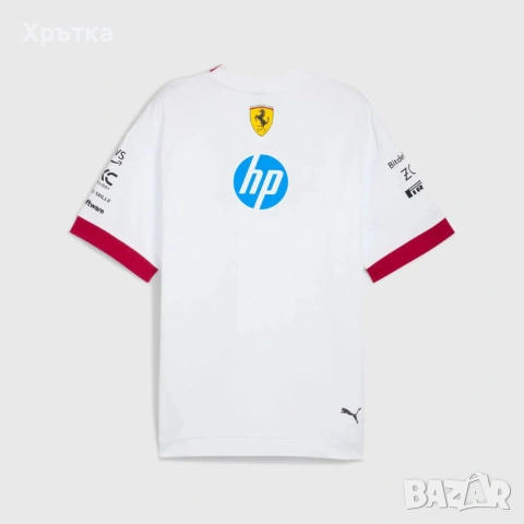Puma Scuderia Ferrari Miami GP - Оригинална мъжка тениска р-р XL, снимка 2 - Тениски - 54167614