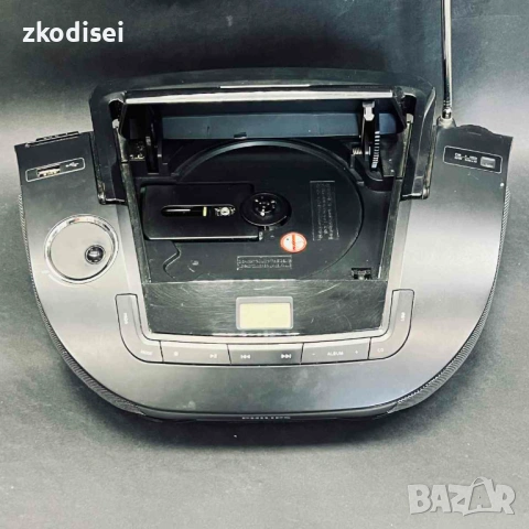 Касетофон PHILIPS AZ1837/12, снимка 2 - Радиокасетофони, транзистори - 54526028