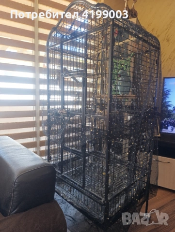 Продавам клетка за папагали , снимка 2 - За птици - 54438269