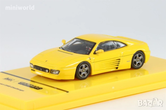Ferrari 348 Challenge - мащаб 1:64 на TarMac моделът е нов в PVC дисплей-кейс
