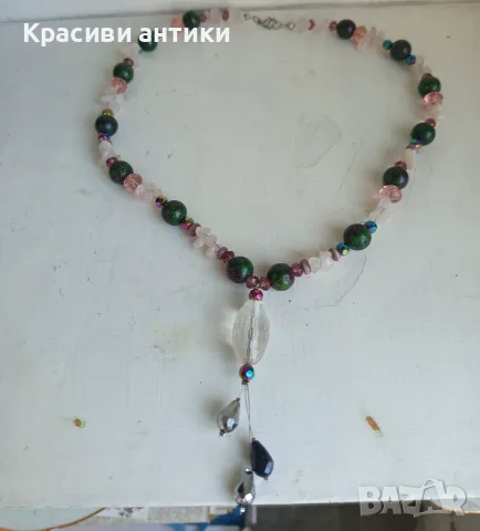 Колие от полускьроценни камьни авторско