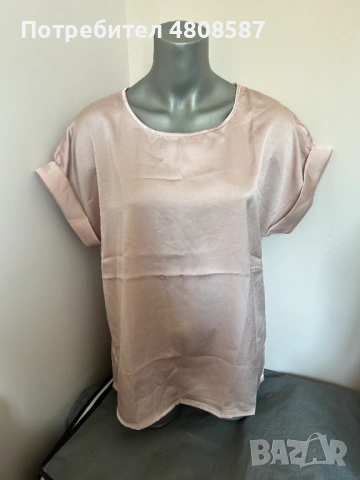 Нова дамска блуза с къс ръкав