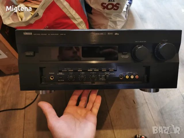 Висок клас масивен усилвател Yamaha DSP-A1 (23 кг), снимка 2 - Ресийвъри, усилватели, смесителни пултове - 55393738