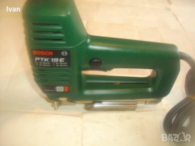 Като нов BOSCH PTK19E Немски оригинал ЕЛ.ТАКЕР БОШ Старо качество 1991г.Комбиниран 19мм с ел.контрол, снимка 11 - Такери - 54017679