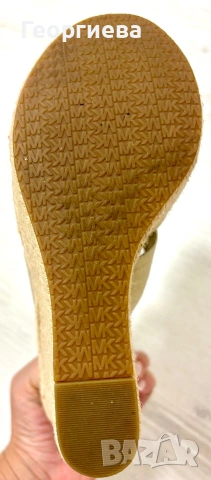 Намаление!Сандали на платформа Michael Kors, снимка 6 - Дамски обувки на ток - 55002373