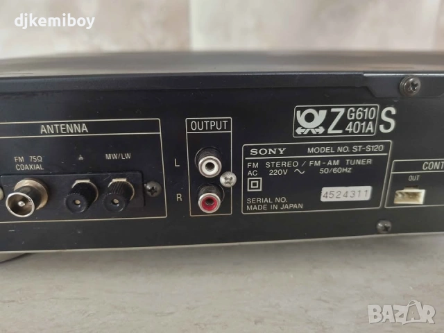 Sony tuner st-s120, снимка 4 - Ресийвъри, усилватели, смесителни пултове - 54807719