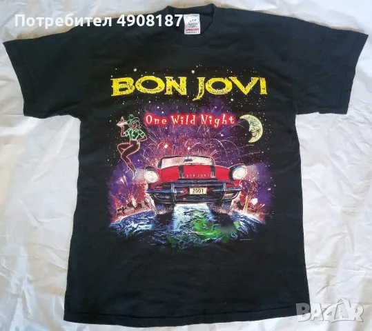 Тениска групи Bon Jovi "One wild night" 2001