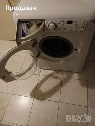Роботеща и запазена пералня Hotpoint Ariston 6кг/1200 оборота, прозведена в Италия, снимка 6 - Перални - 54582629
