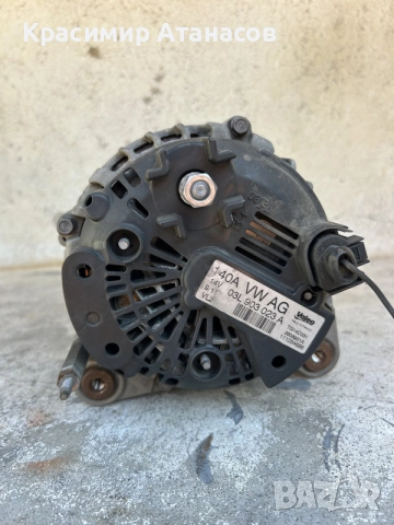 03L903023A. Алтернатор / генератор за Vw Туран. 1.6 TDI. 105кс. 2010-2015г, снимка 3 - Части - 55589848