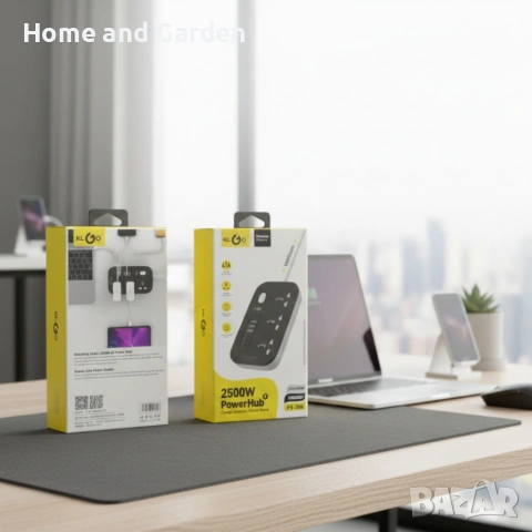 Разклонител KL GO PS-300 2500W с USB зареждане и защита за безопасност и комфорт в дома и офиса, снимка 5 - USB кабели - 54028131