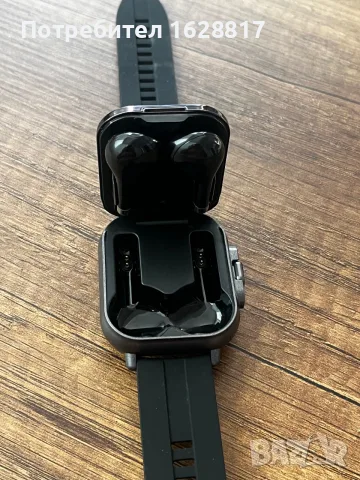 Смартчасовник 2 в 1 с Bluetooth слушалки, снимка 4 - Смарт часовници - 55659349