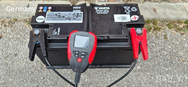 оригинален AGM акумулатор за vw 92AH audi bmw mercedes varta, снимка 2 - Части - 53951784